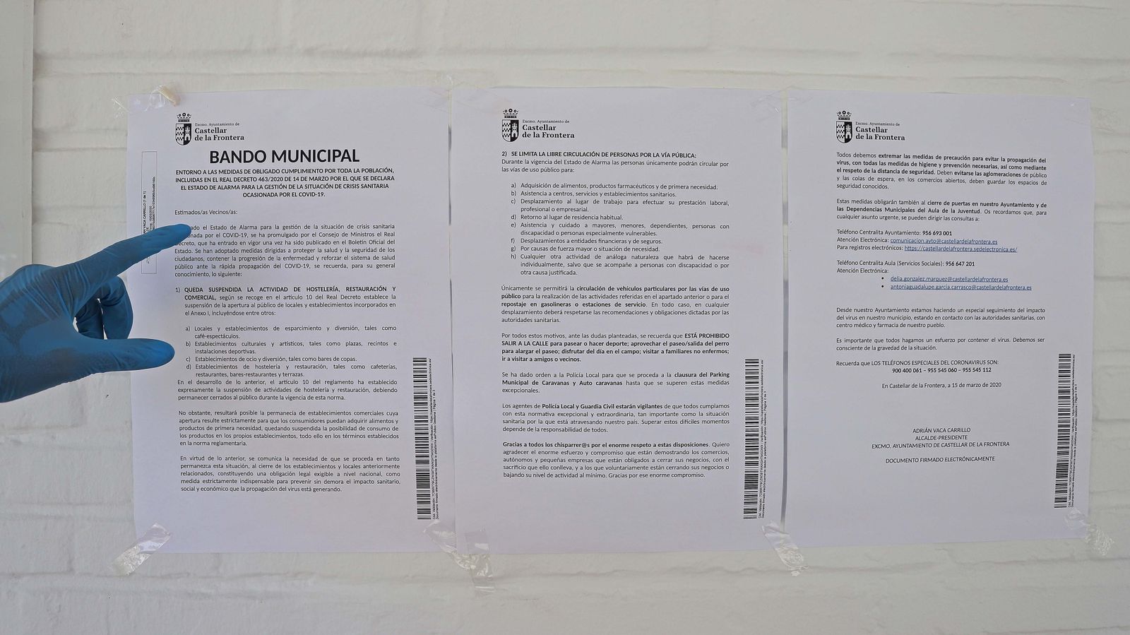 Fotos del confinamiento por el estado de alarma en Castellar