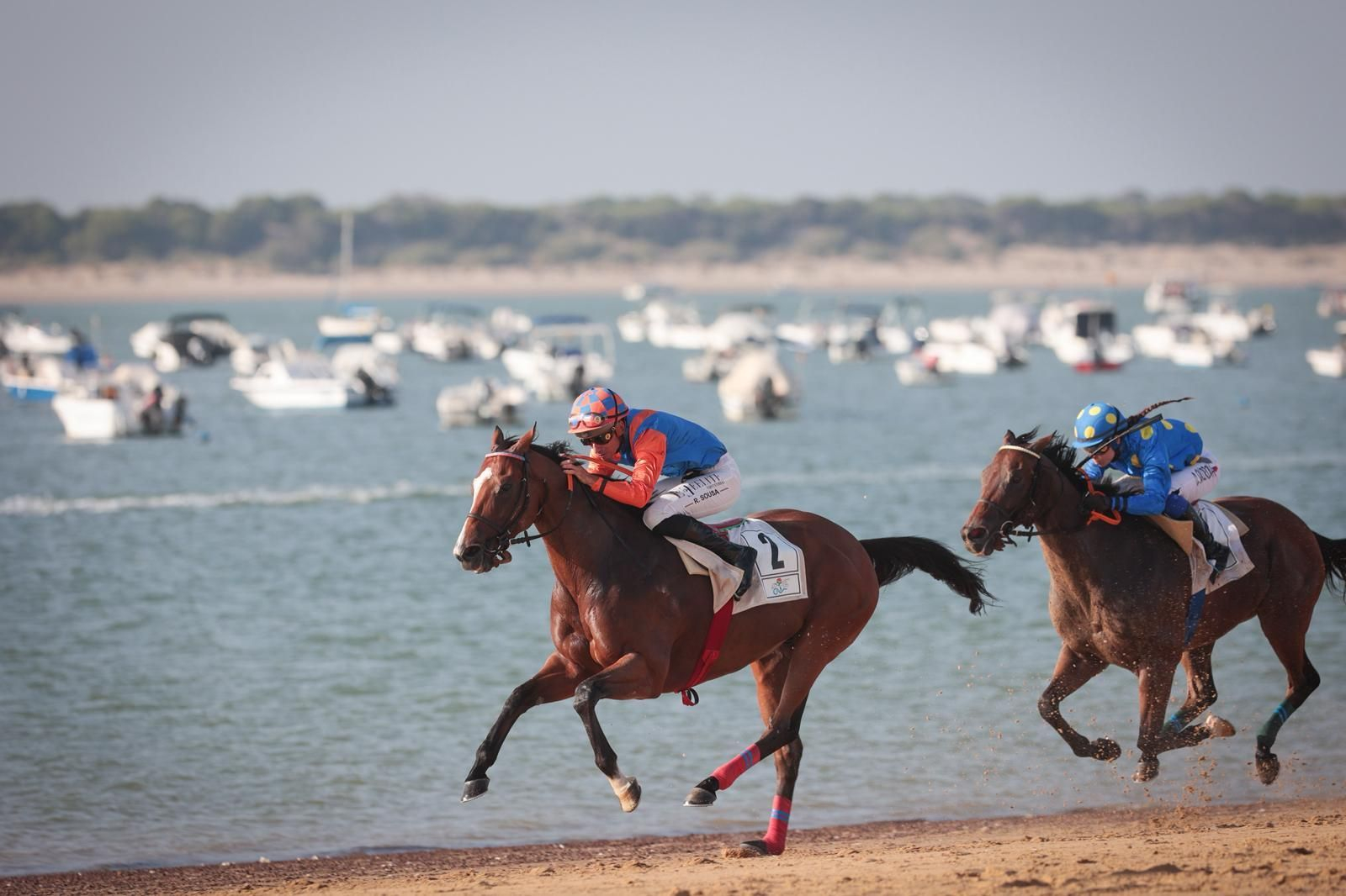 Imágenes de la última jornada del primer ciclo de las Carreras de Caballos de Sanlúcar 2025
