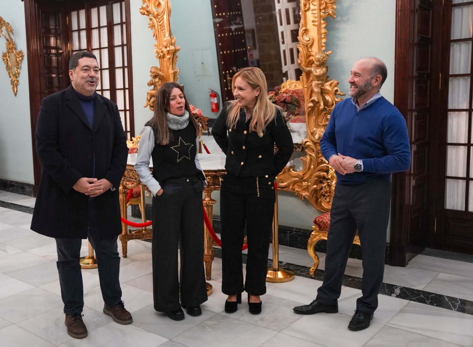 Javi Benítez, Ana Huguet, Almudena Martínez y Juancho Ortiz.