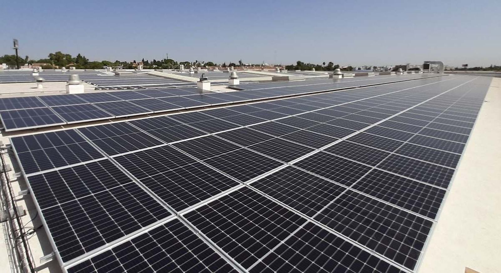 Instalación de autoconsumo proyectada por Iberdrola en Andalucía.