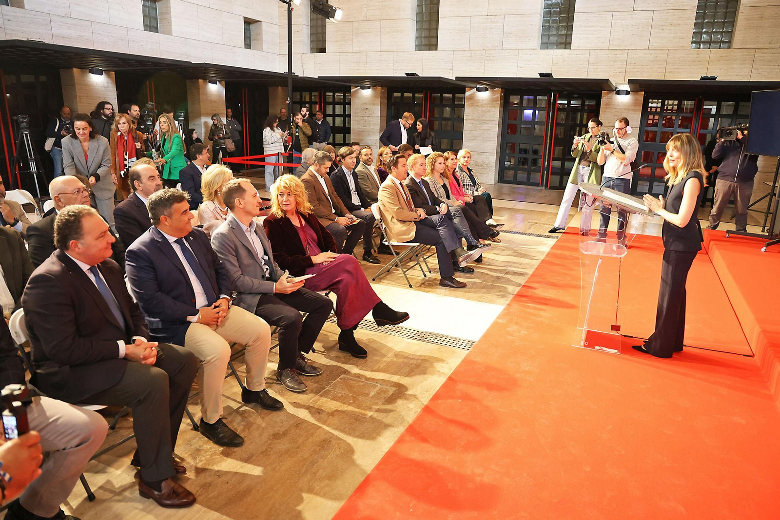 Imágenes de la presentación oficial de la 50 edición del festival de Cine Iberomaericano de Huelva