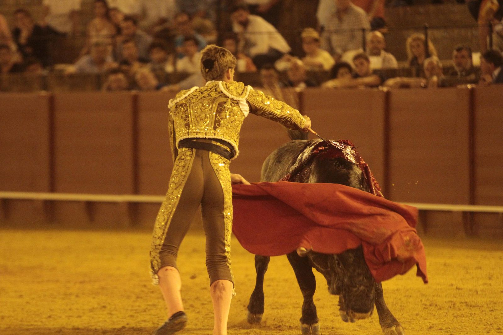 Jesús Muñoz cerró la noche con el sexto novillo