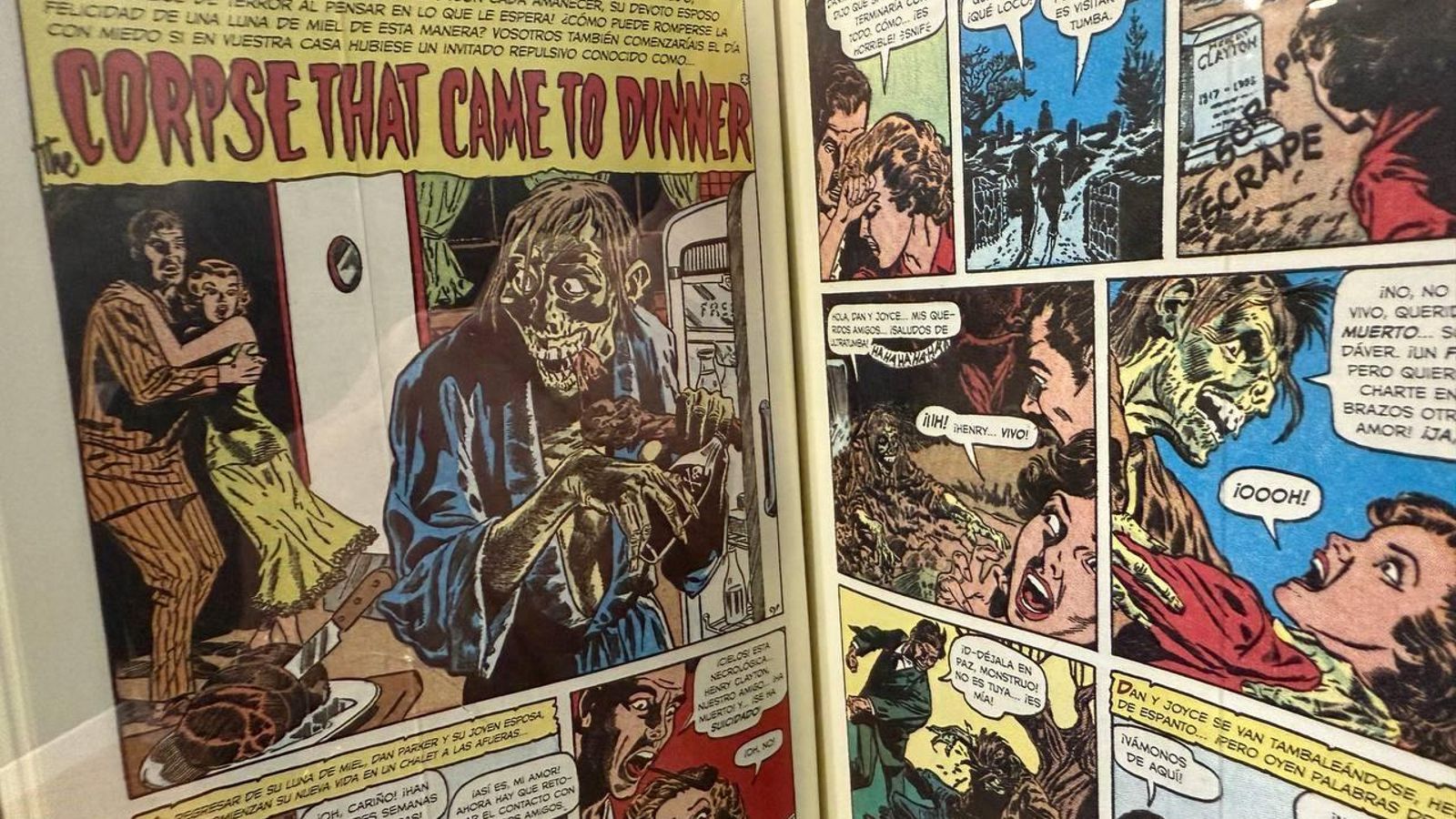 Un cómic de terror de los años 50.