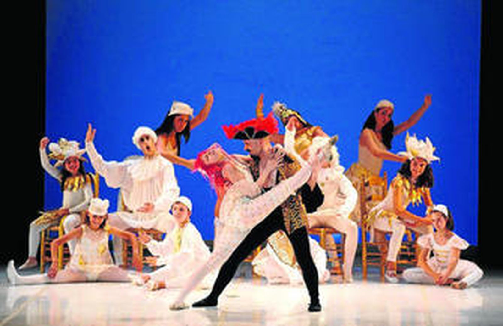 Una de las coreografías de la compañía gaditana 'Flick Flock Danza'.