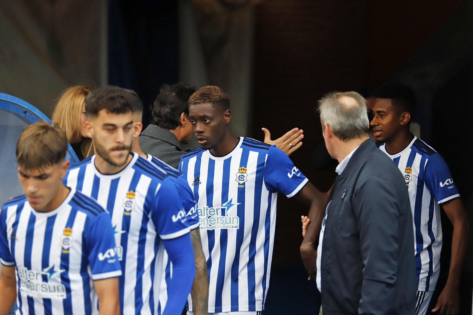 Imágenes del ambiente en el Recreativo de Huelva - San Fernando