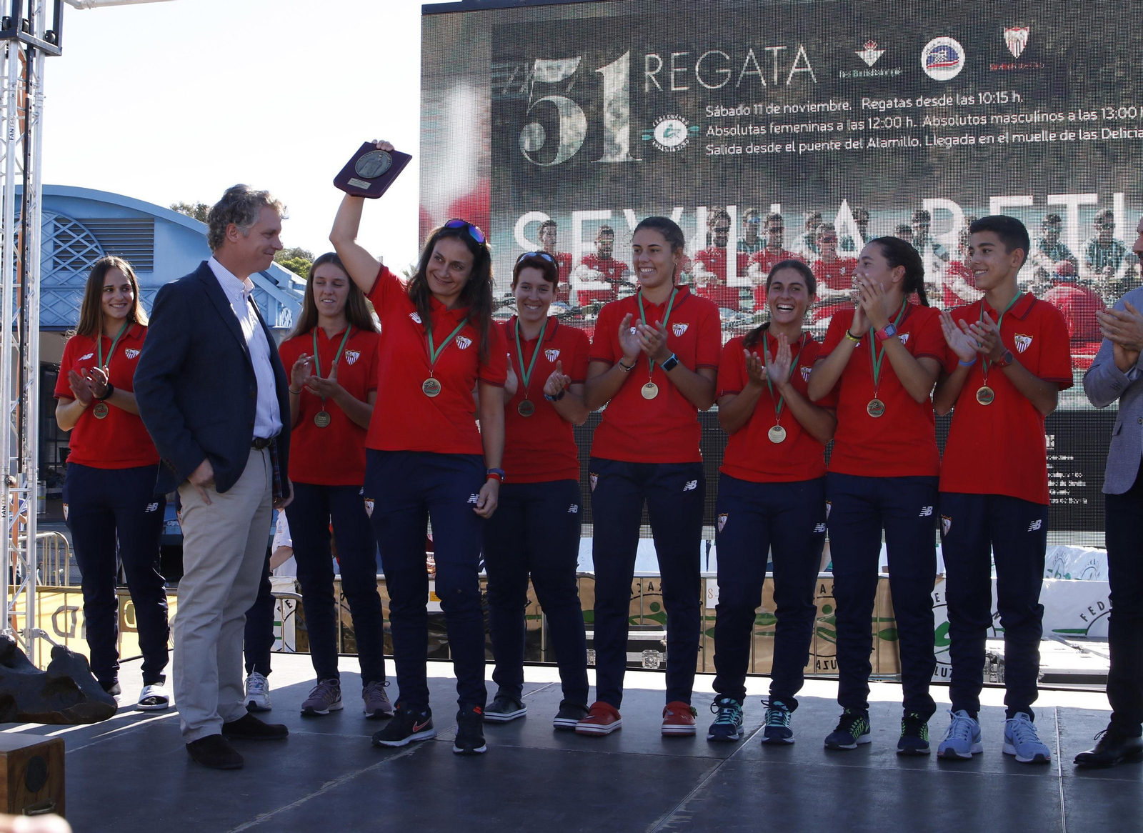 Las imágenes de la Regata Sevilla-Betis