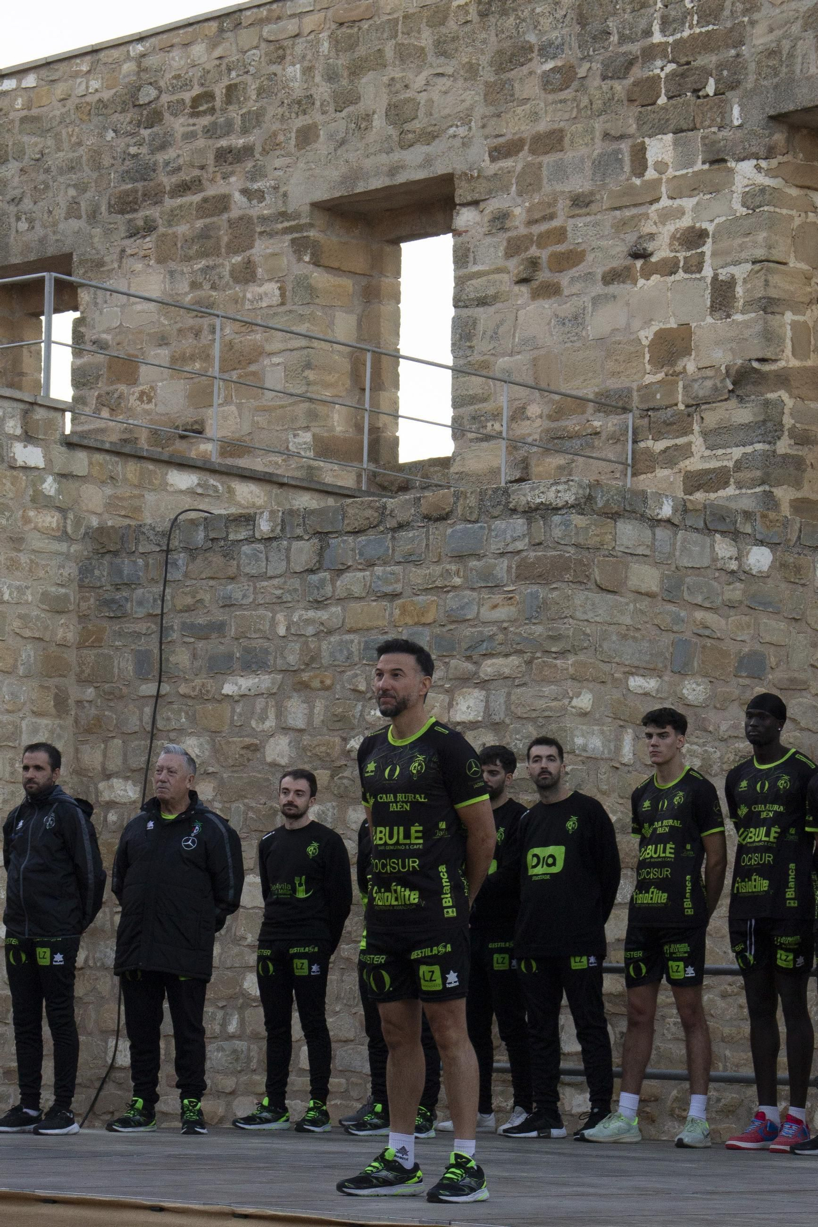 Presentación del Jaén Paraíso Interior FS en el Castillo de Sabiote, en imágenes