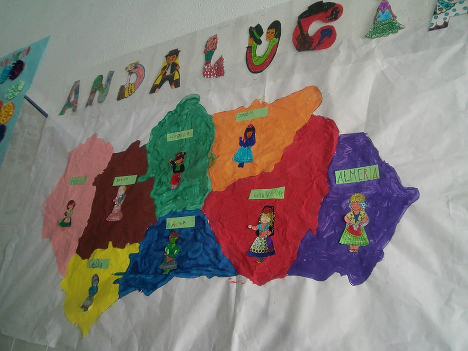 Una de las actividades con motivo del 28-F realizadas en un colegio.