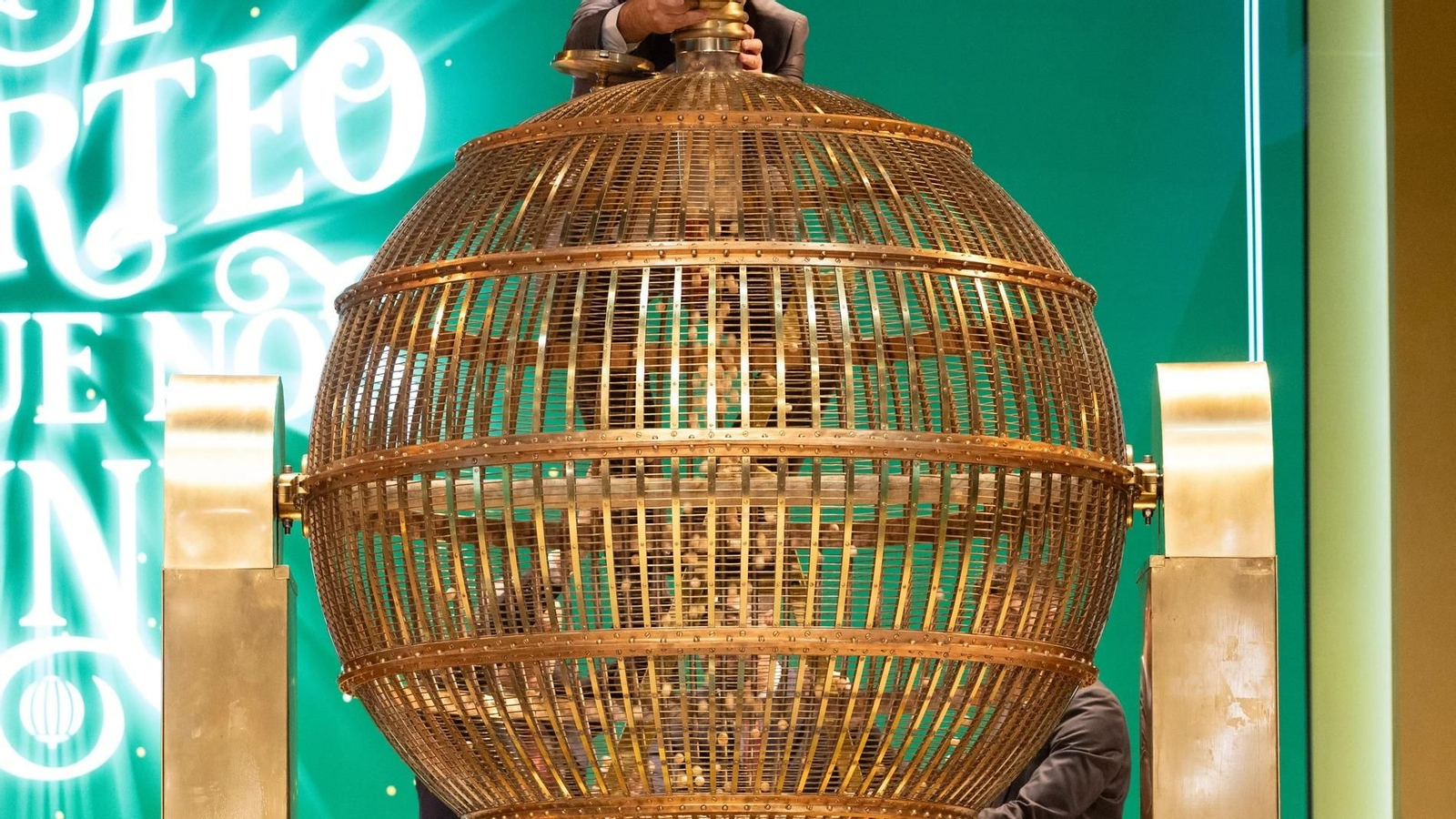 El bombo de la Lotería de Navidad