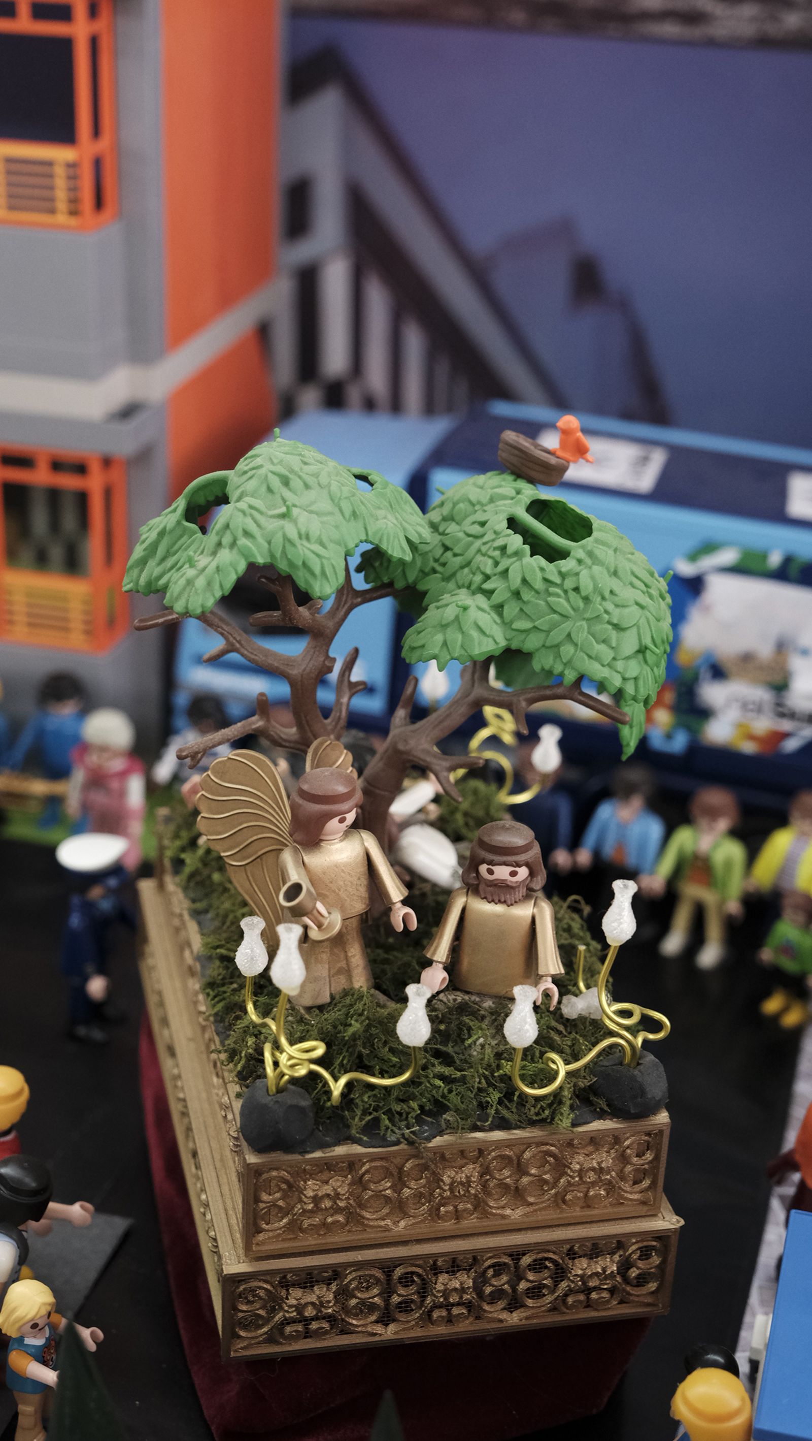 Inauguración de la exposición de playmobil de semana santa de Almería