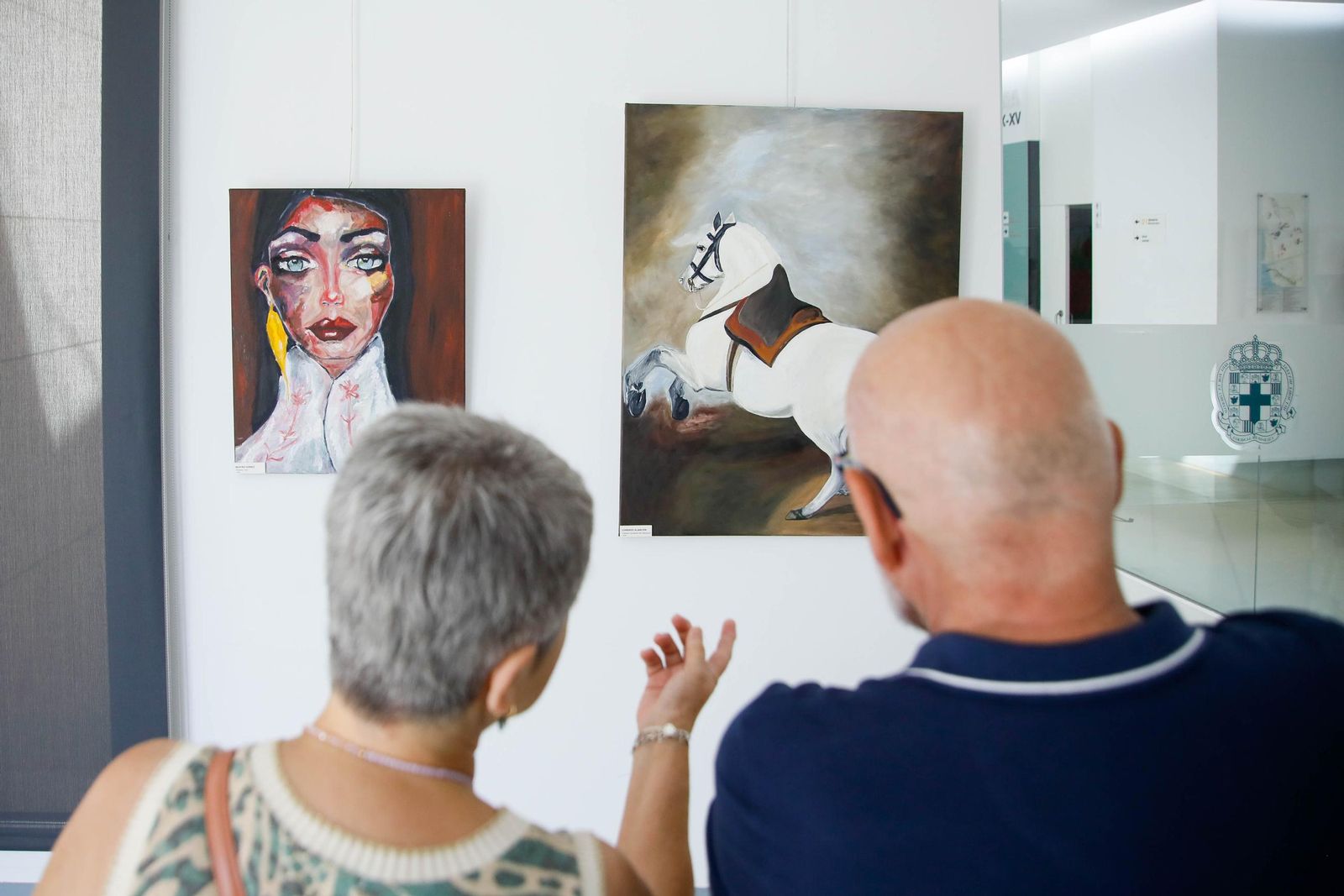 Exposición Arte Pintura de la sala Jairán, en imágenes