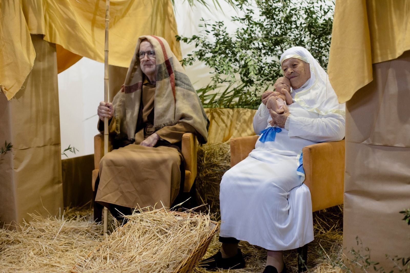 Imágenes del Belén Viviente de la Residencia Fragela