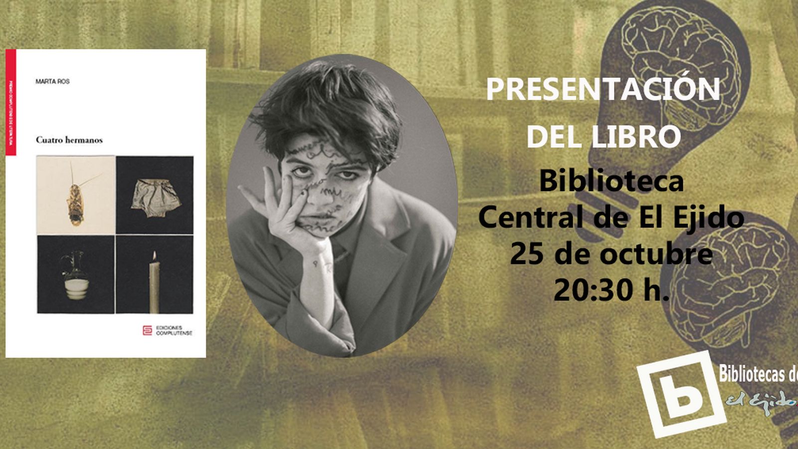 Cartel de la presentación de "Cuatro hermanos" en El Ejido.