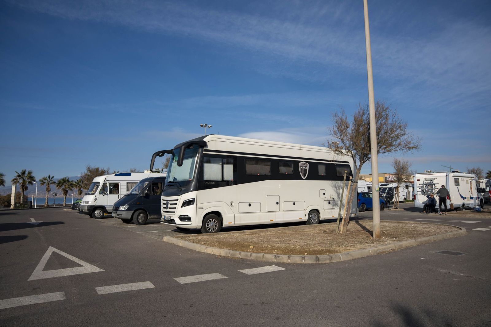 Las caravanas también están en el Delta del Andarax y la playa del Zapillo.