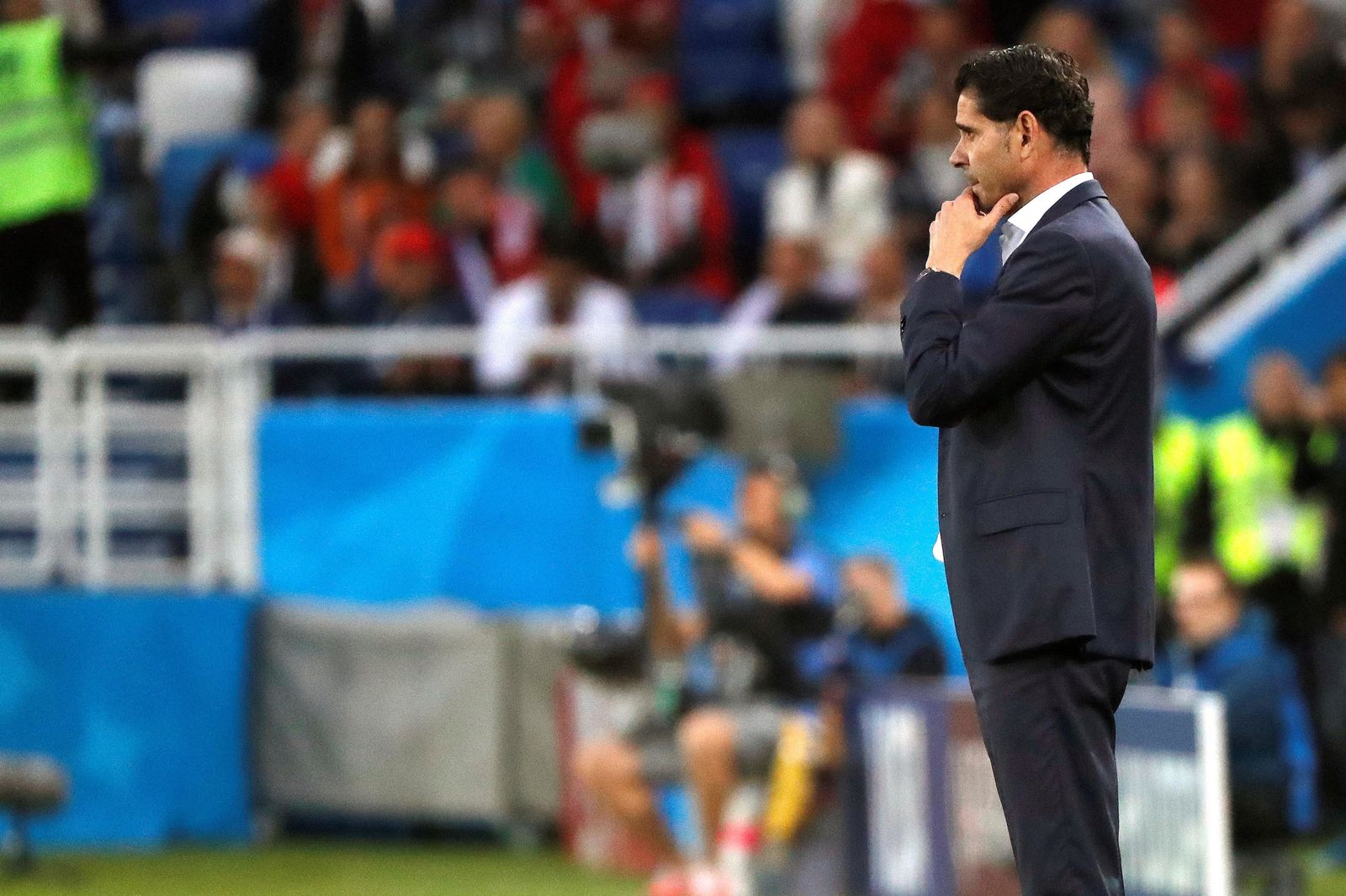 Las imágenes del España-Marruecos