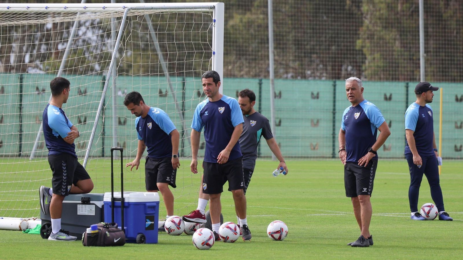 El Málaga CF prueba la Ciudad Deportiva de Arraijanal