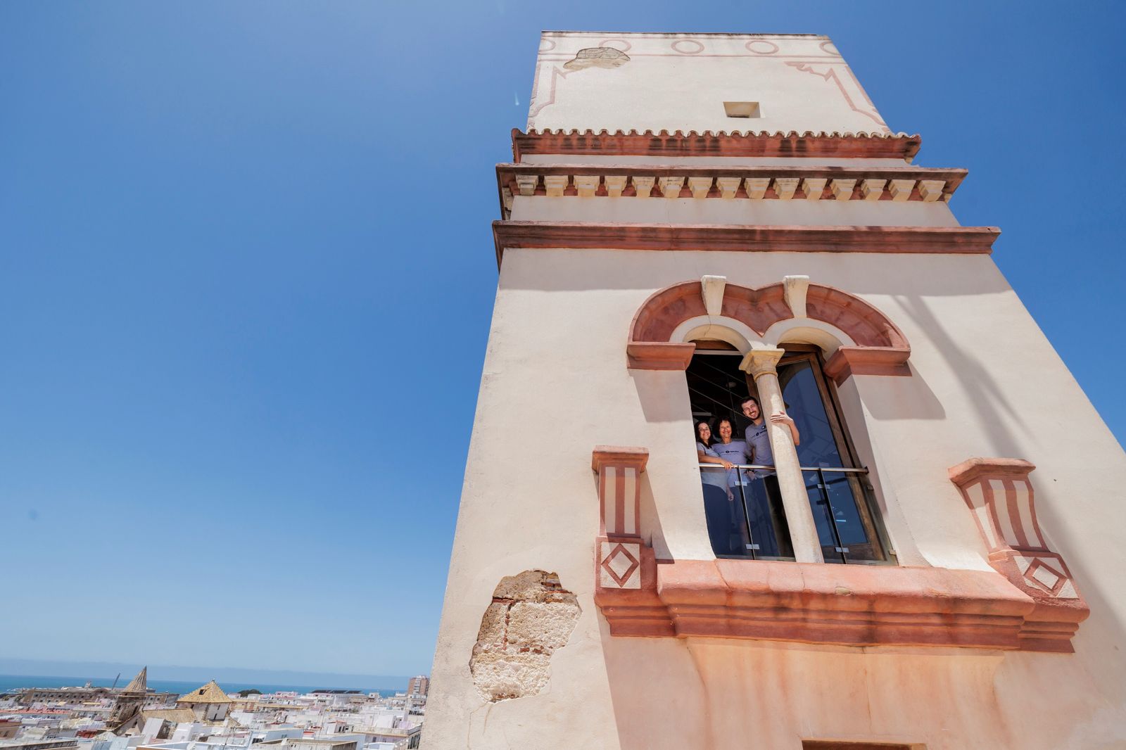 Las imágenes del interior de la Torre Tavira
