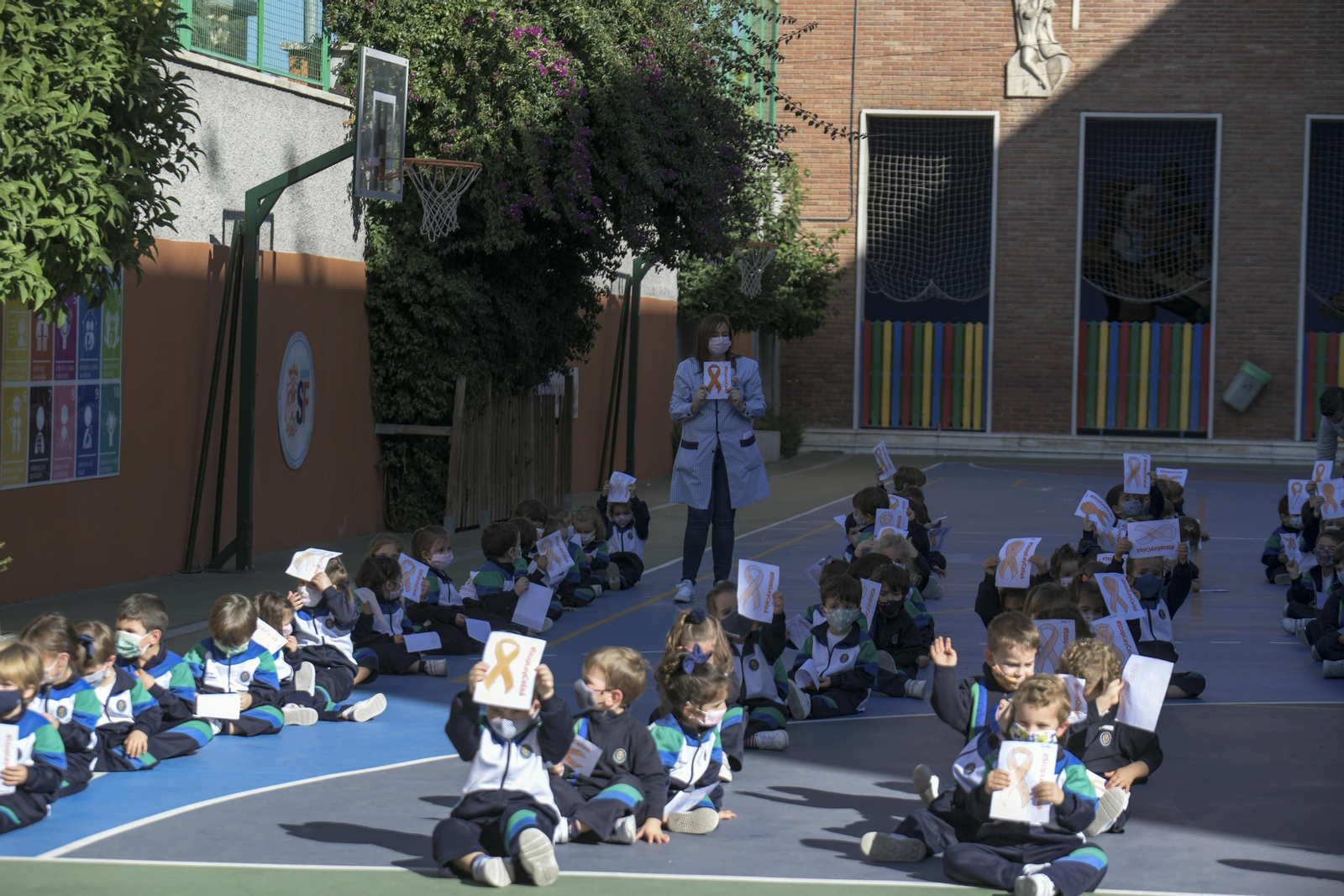 Protesta en la Sagrada Familia de Granada.