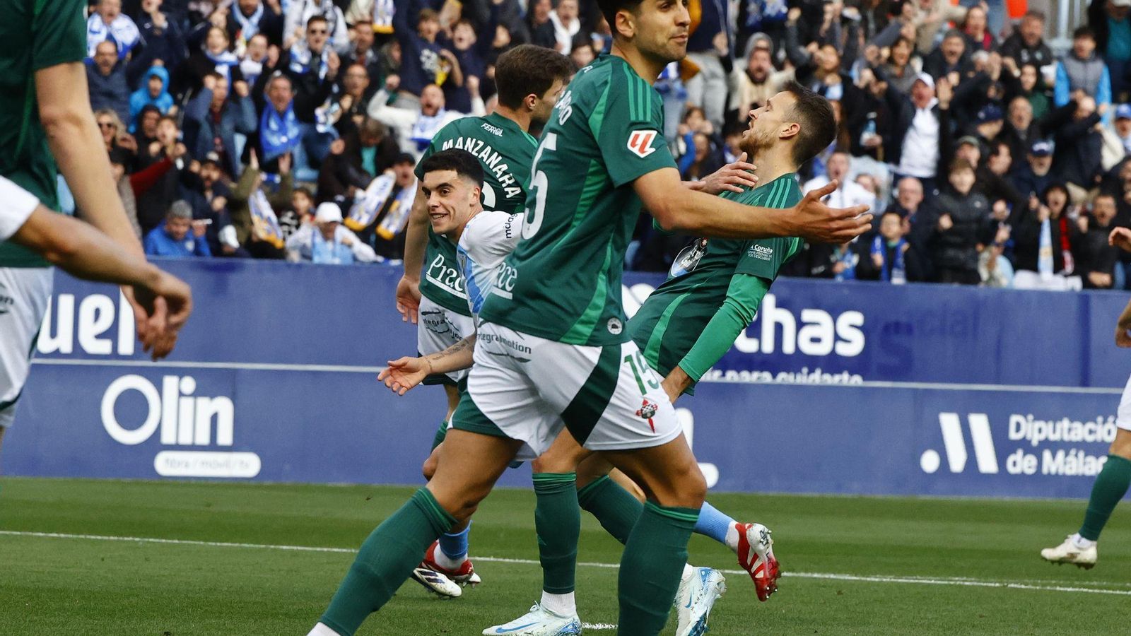 El Málaga CF-Racing de Ferrol, en fotos