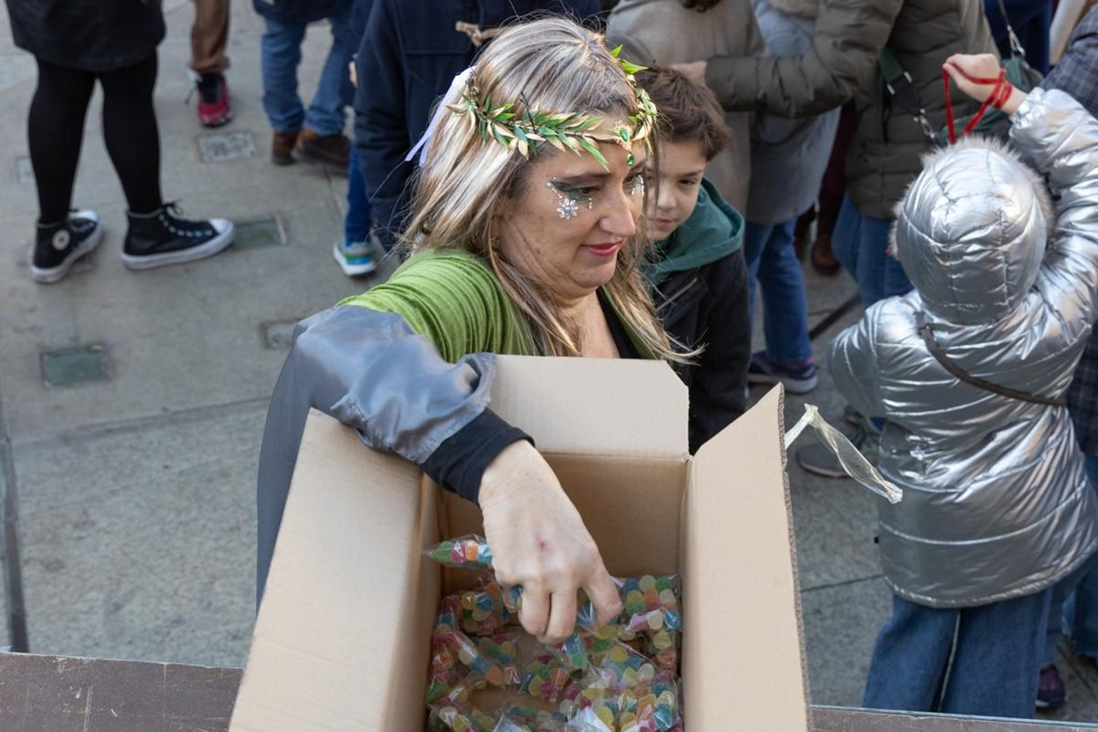 Fiesta infantil de Nochevieja en la Plaza de Santa María