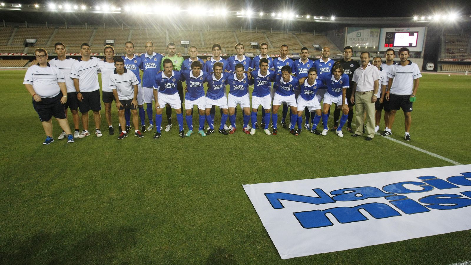Primera plantilla de la historia del Xerez DFC en el curso 13/14.