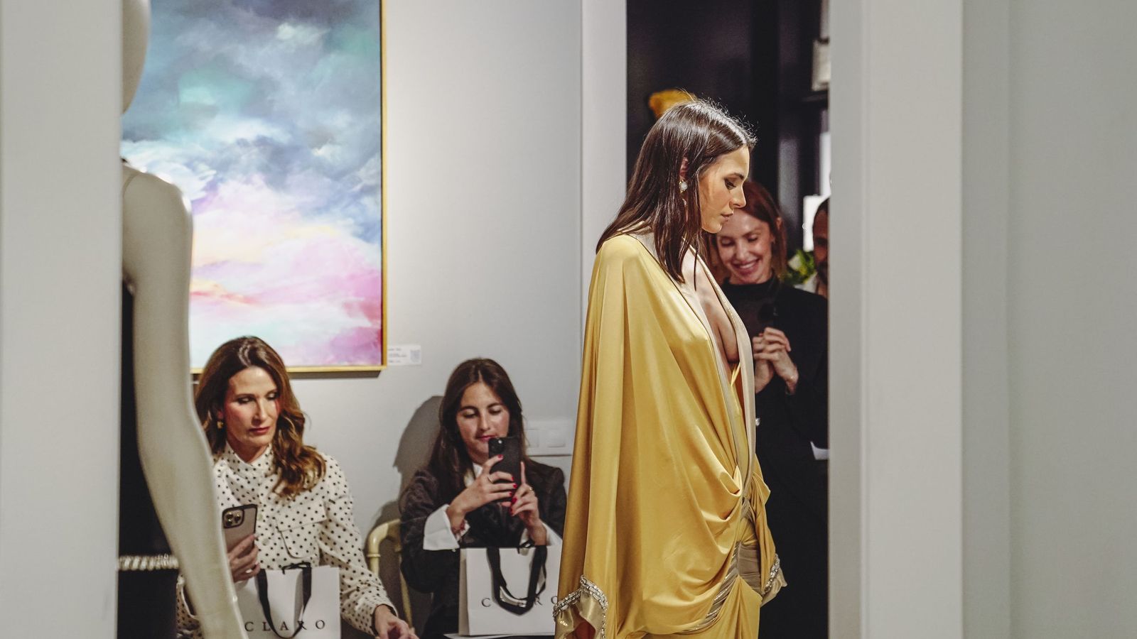 Presentación de la colección de Primavera/Verano 2026 de la firma Claro Couture.