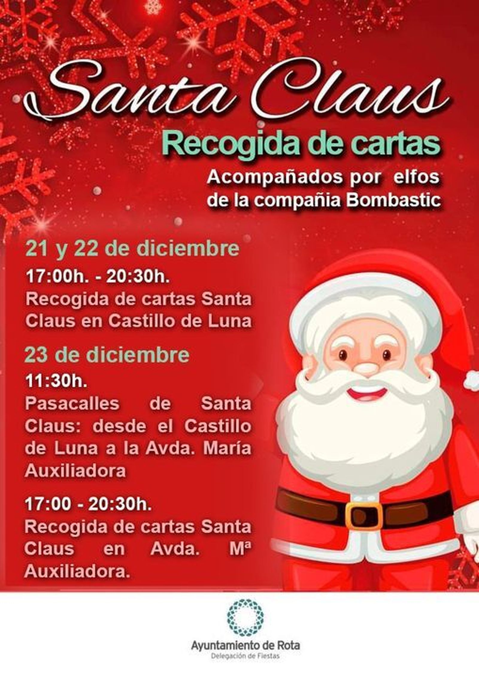 Cartel de Santa Claus.