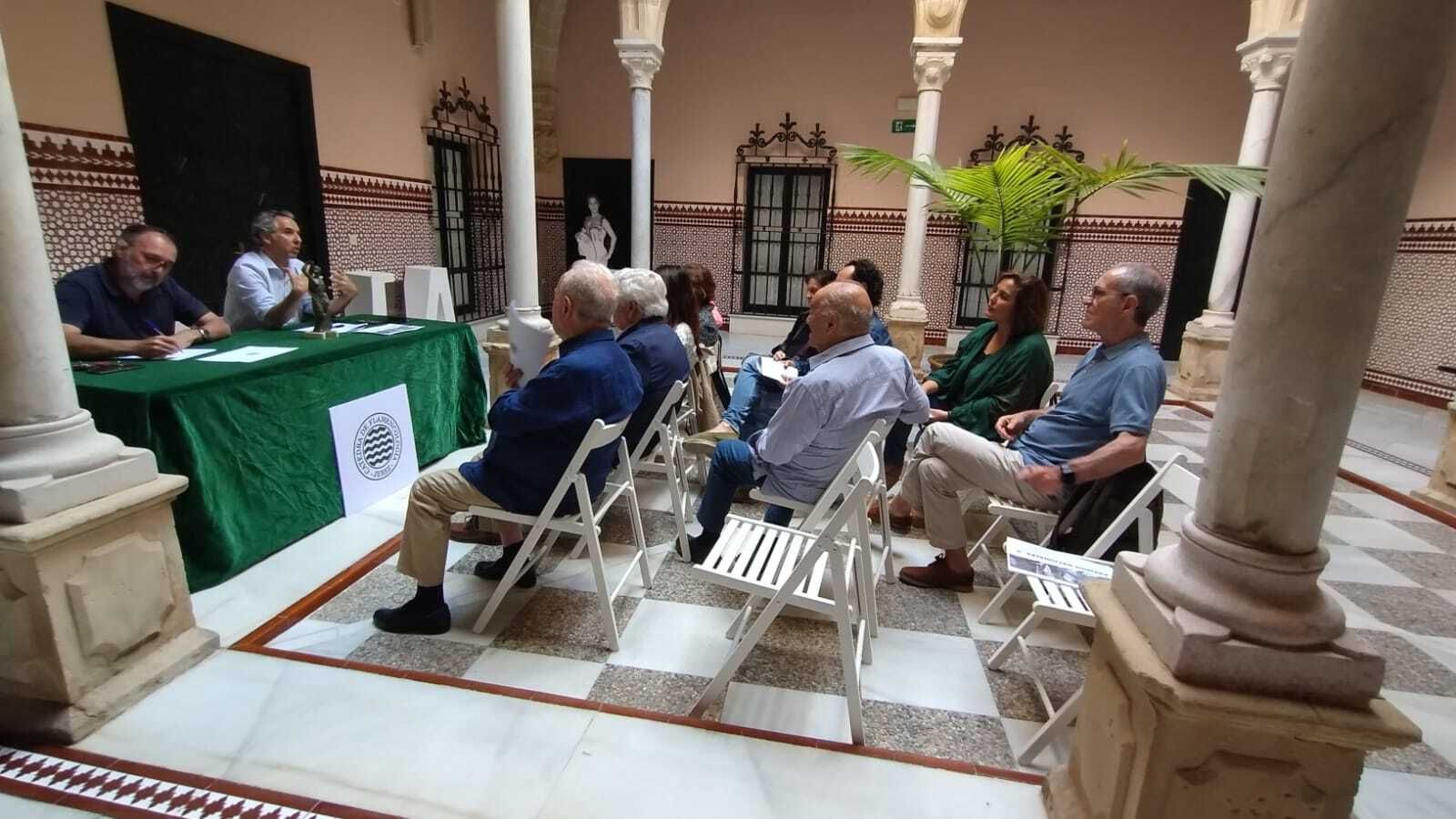 Encuentro de miembros de la Cátedra de Flamencología de Jerez en el CADF.