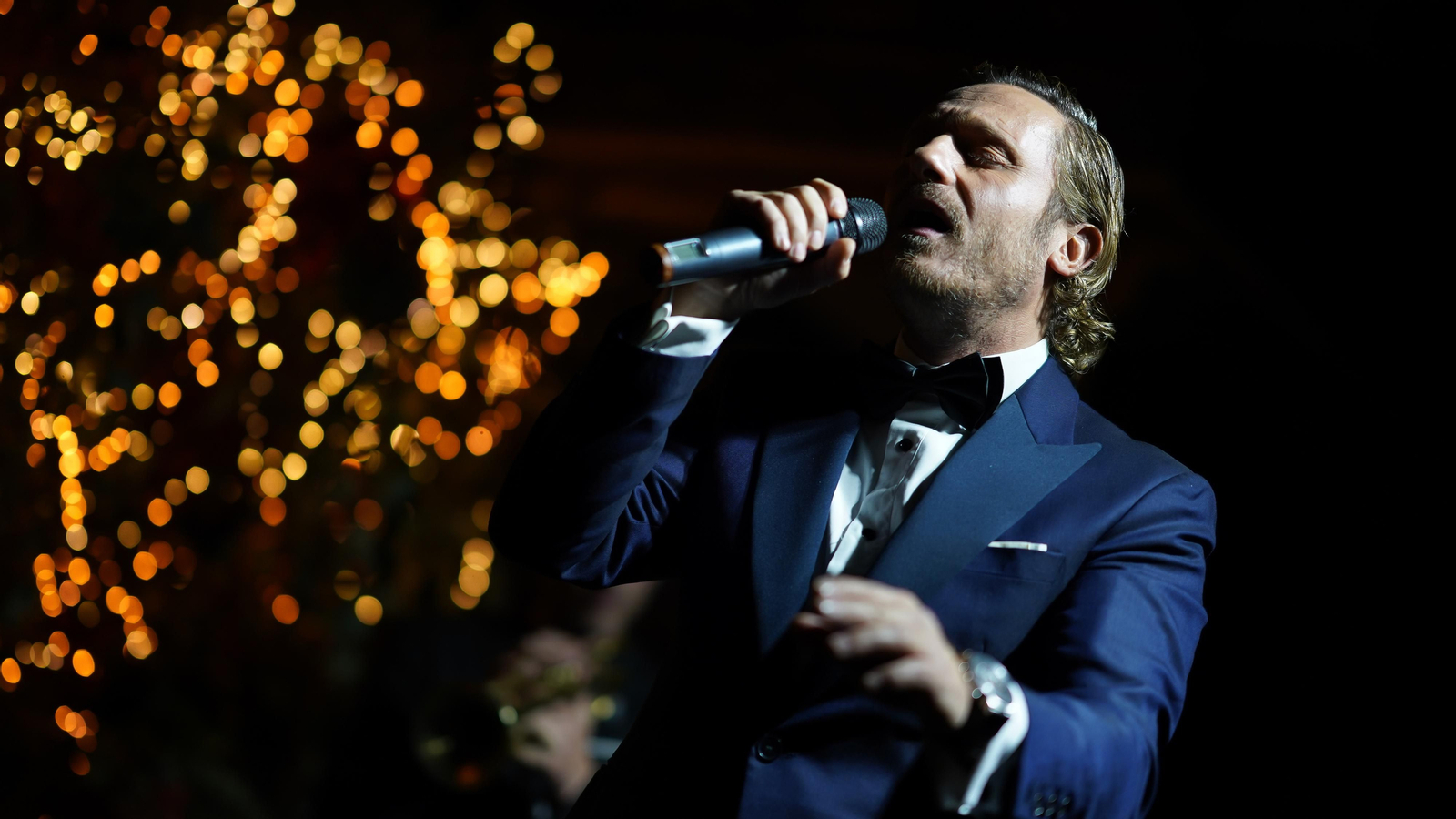 Juan Peña, durante la actuación que realizó hace unos días.