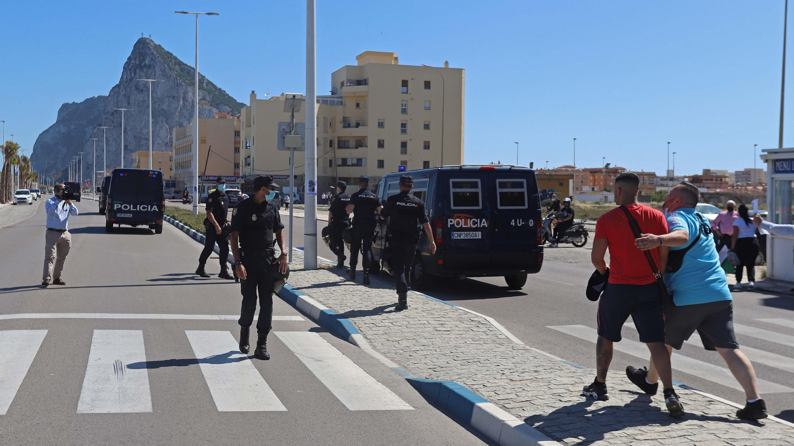 Fotos de la manifestación de La Atunara en La Línea