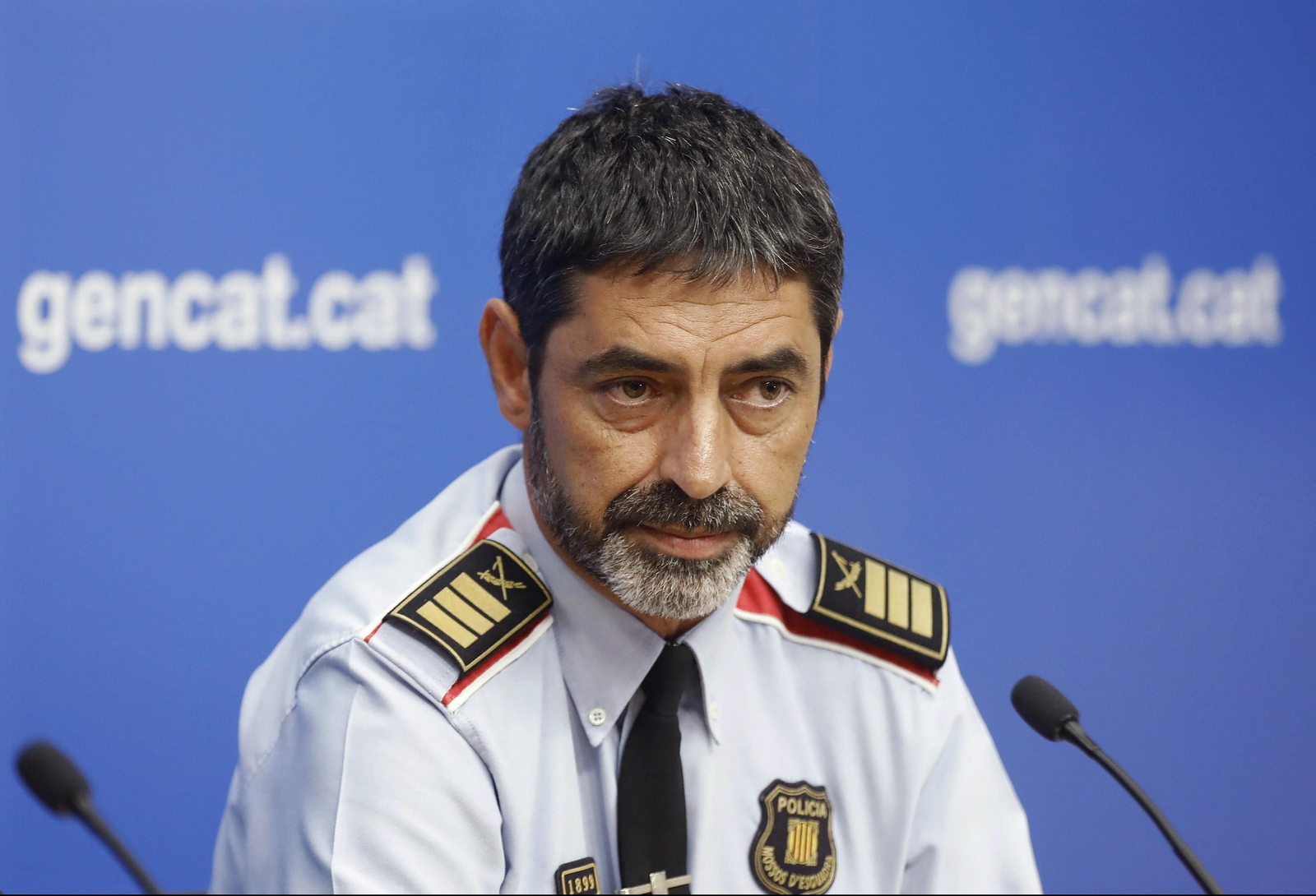 El jefe de los Mossos, Josep Lluis Trapero.