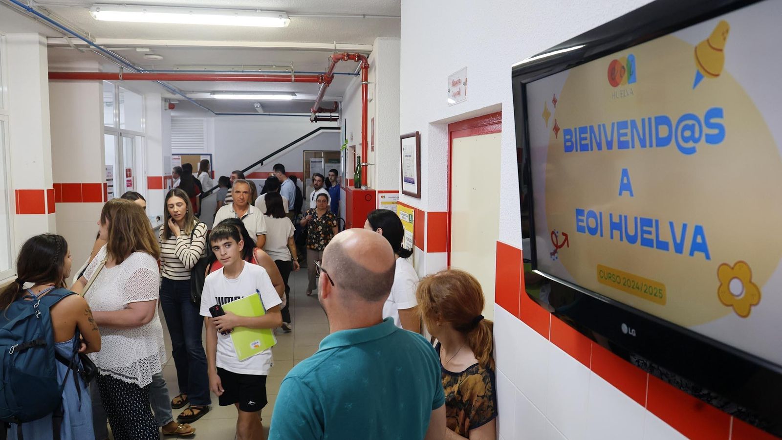 Jornada de bienvenida en la Escuela de Idiomas de Huelva. Jornada de bienvenida en la Escuela de Idiomas de Huelva.