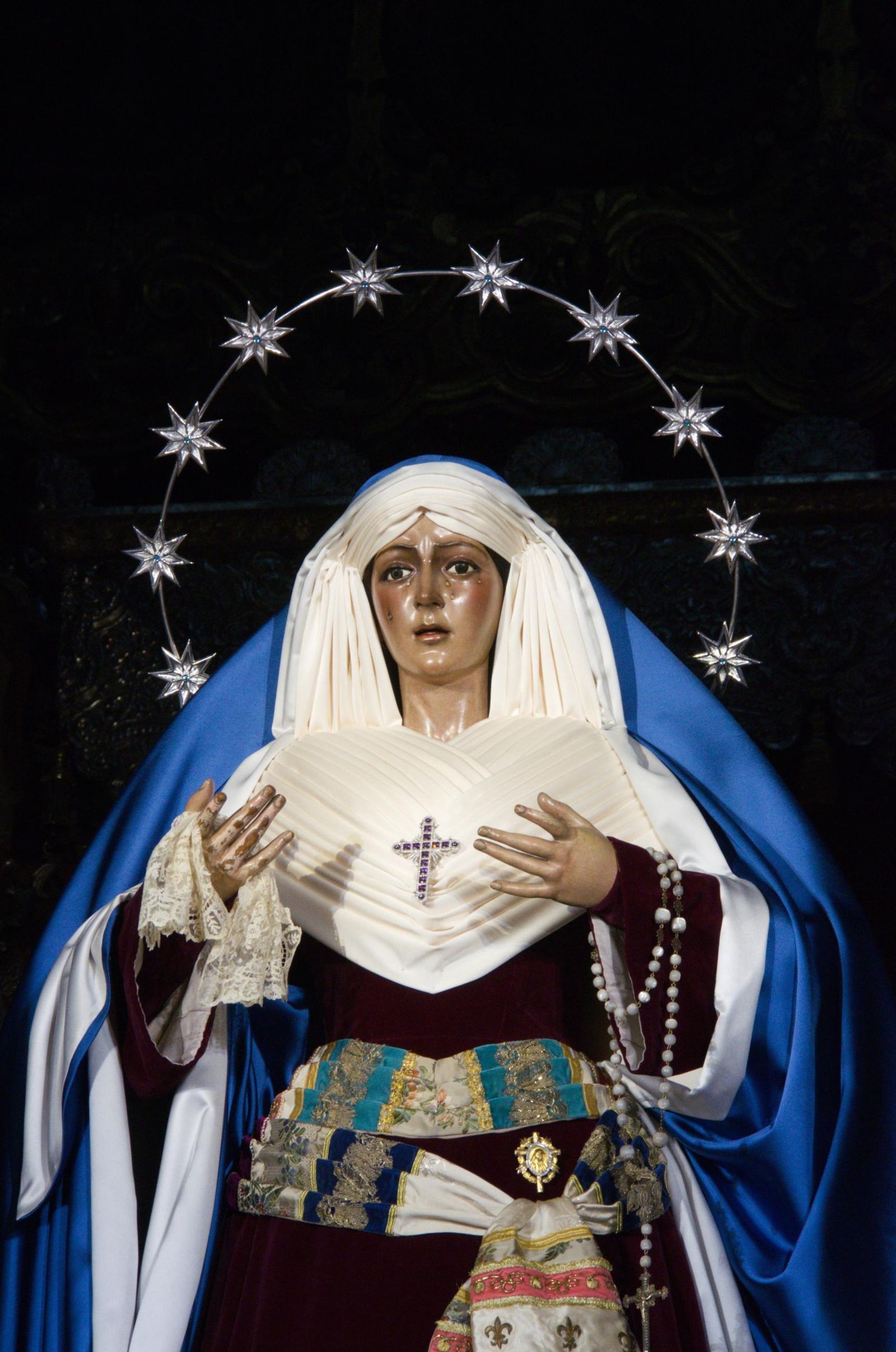 La Esperanza Macarena vestida ya de hebrea