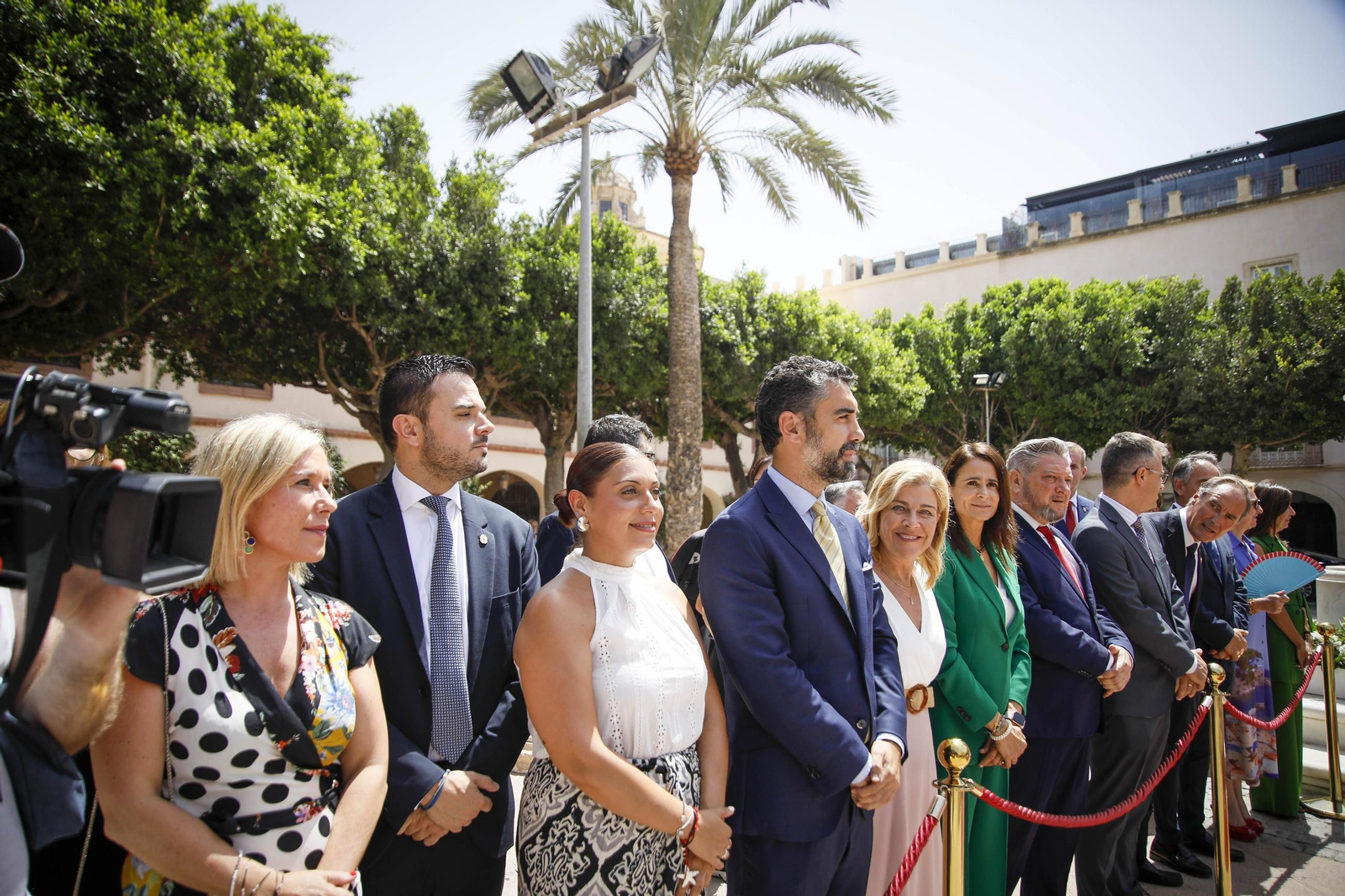 Placa de memoria histórica en el monumento de los coloraos, en imágenes
