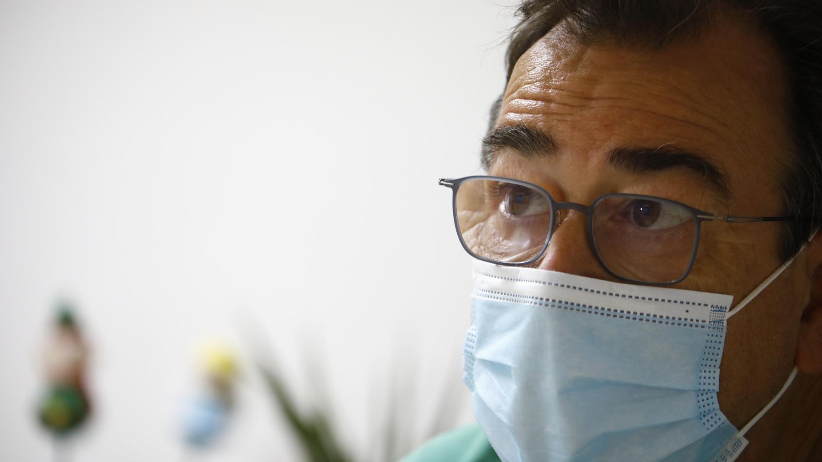 Juan Carlos Robles, durante la entrevista.