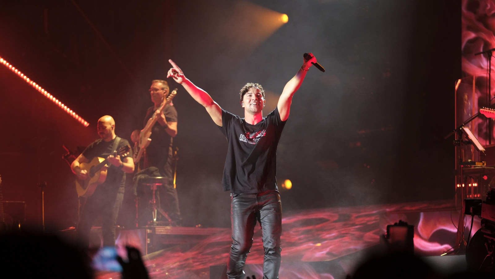 David Bisbal arrasa en su concierto de Roquetas de Mar