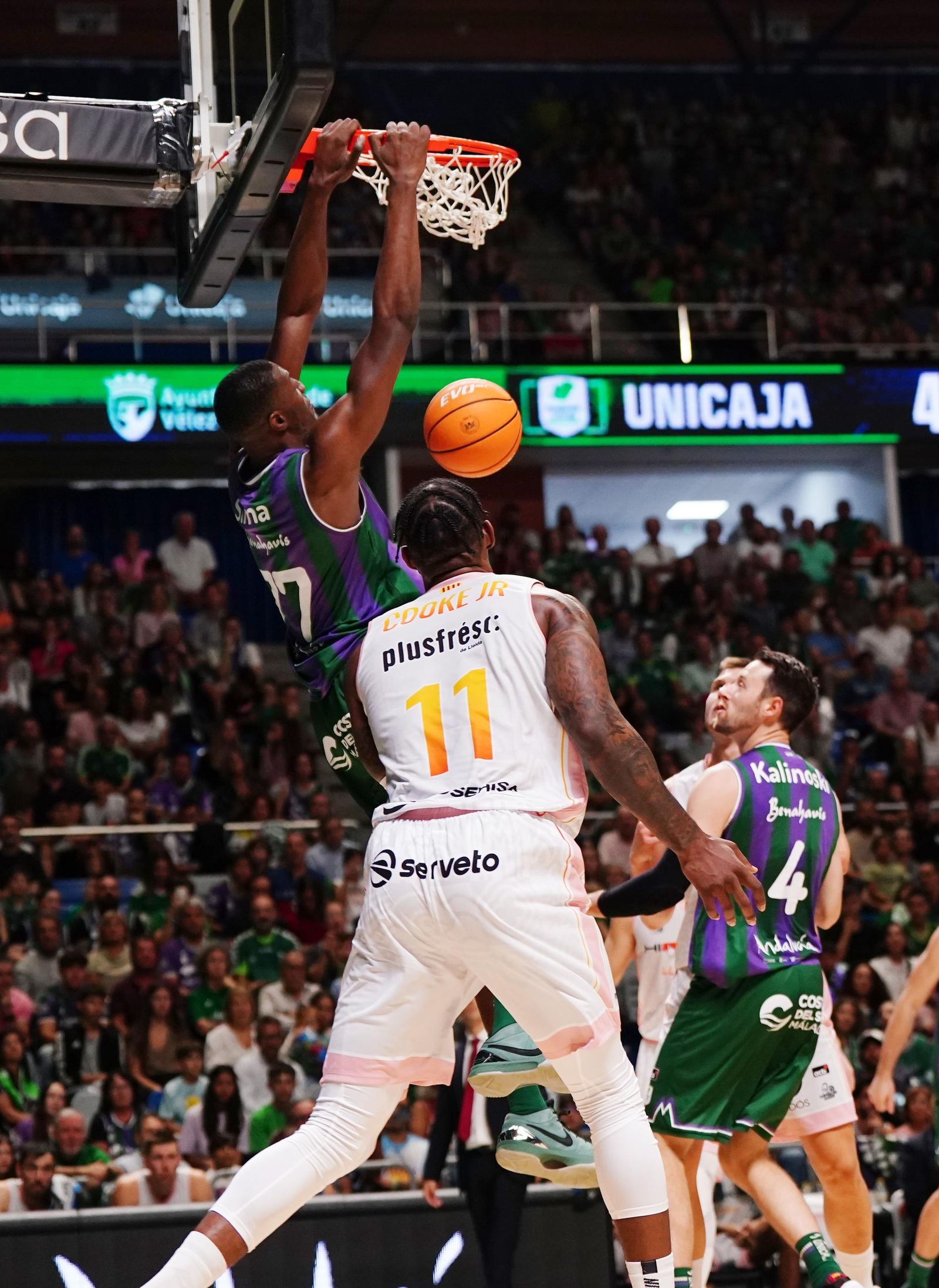 Las fotos del Unicaja-Hiopos Lleida