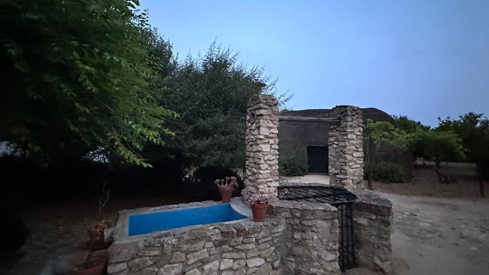 Uno de los pozos de la mayetería.