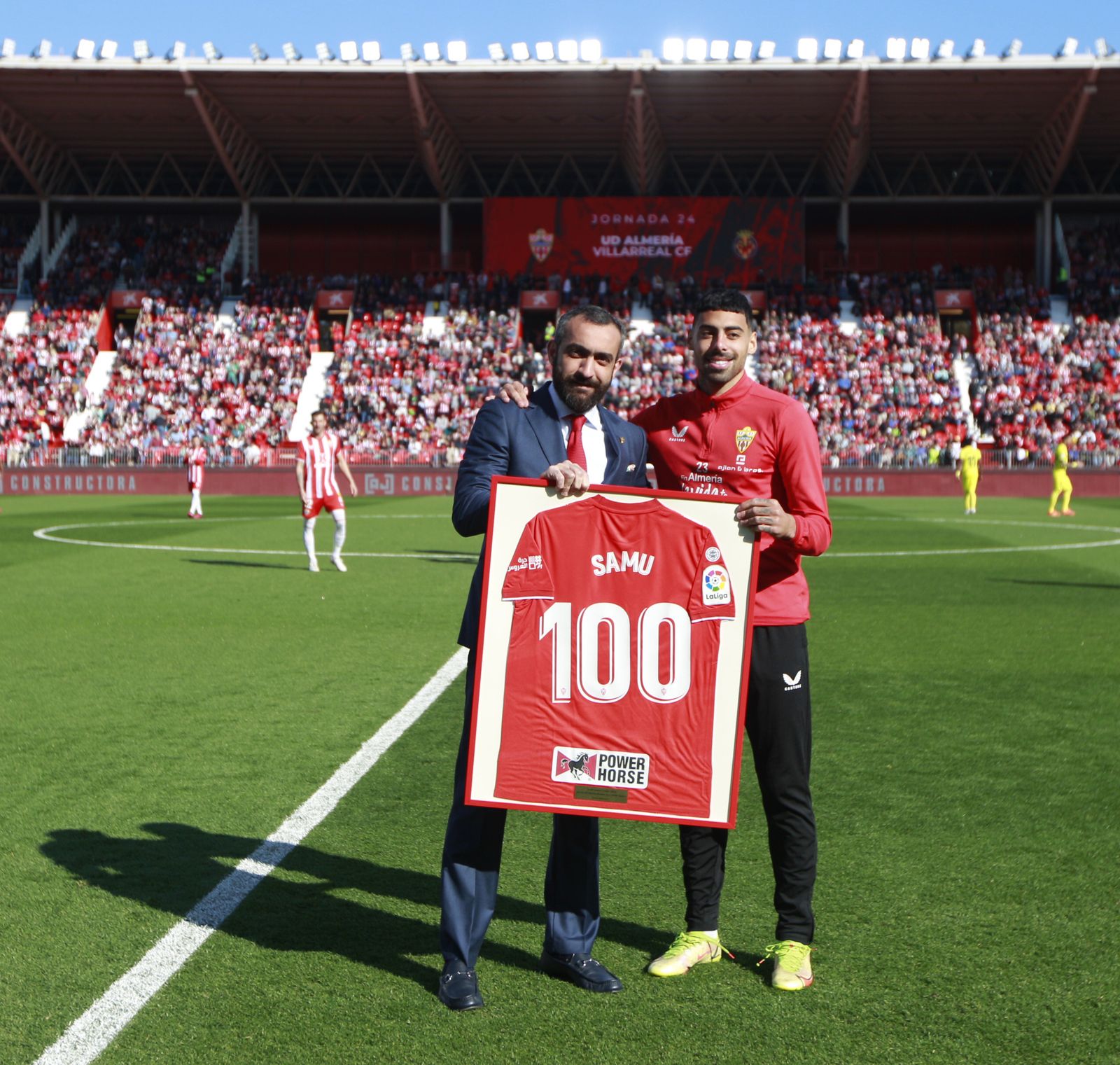 Imágenes de la derrota de la U.D. Almería ante el Villarreal por 0 a 2