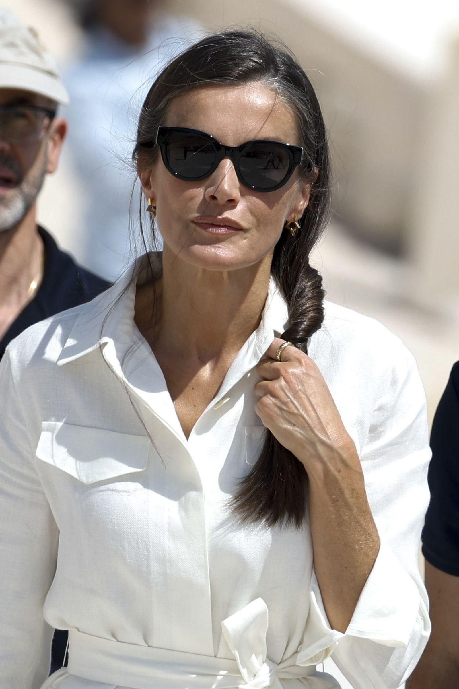 Las fotos de la visita de don Felipe y doña Letizia al Valle de los Reyes de Egipto, en Luxor