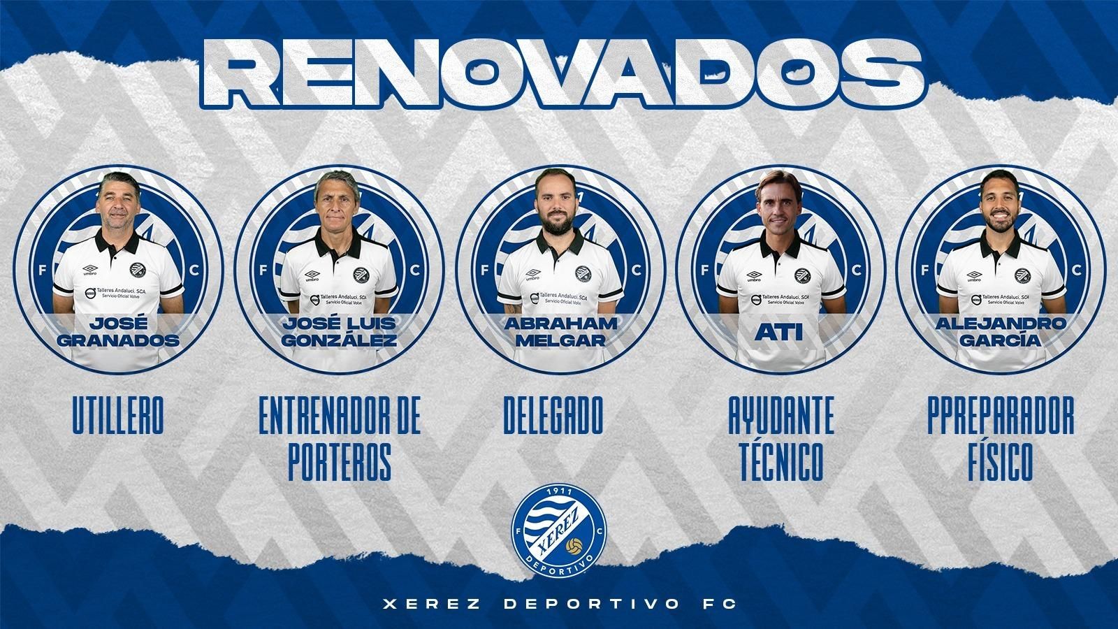 El club ha anunciado la renovación de parte del cuerpo técnico.