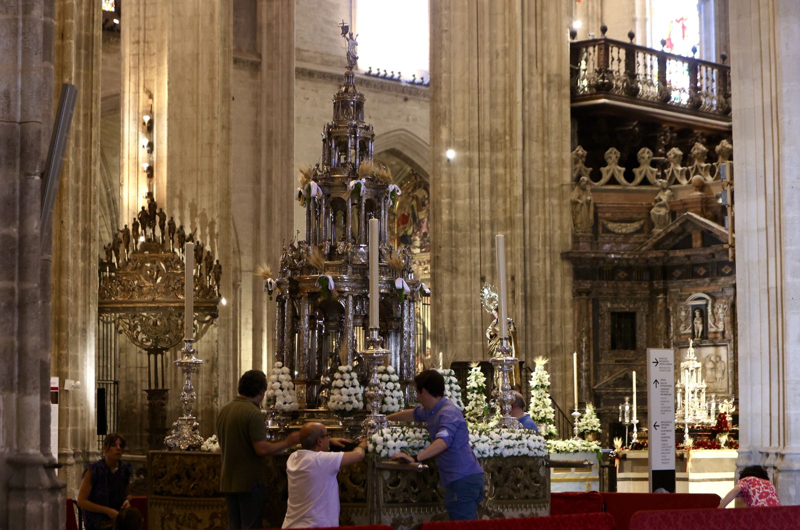 Preparativos del Corpus