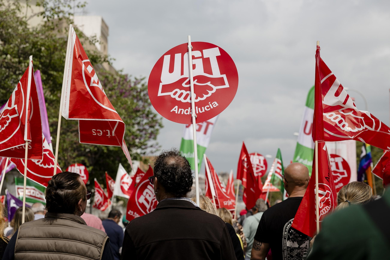 Imágenes de la manifestación del 1 de Mayo en Cádiz
