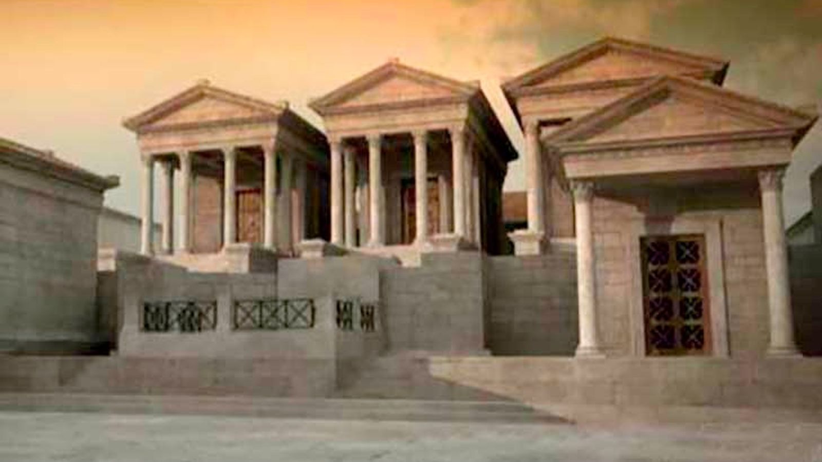 Los templos de Baelo Claudia, según E. Barragán.