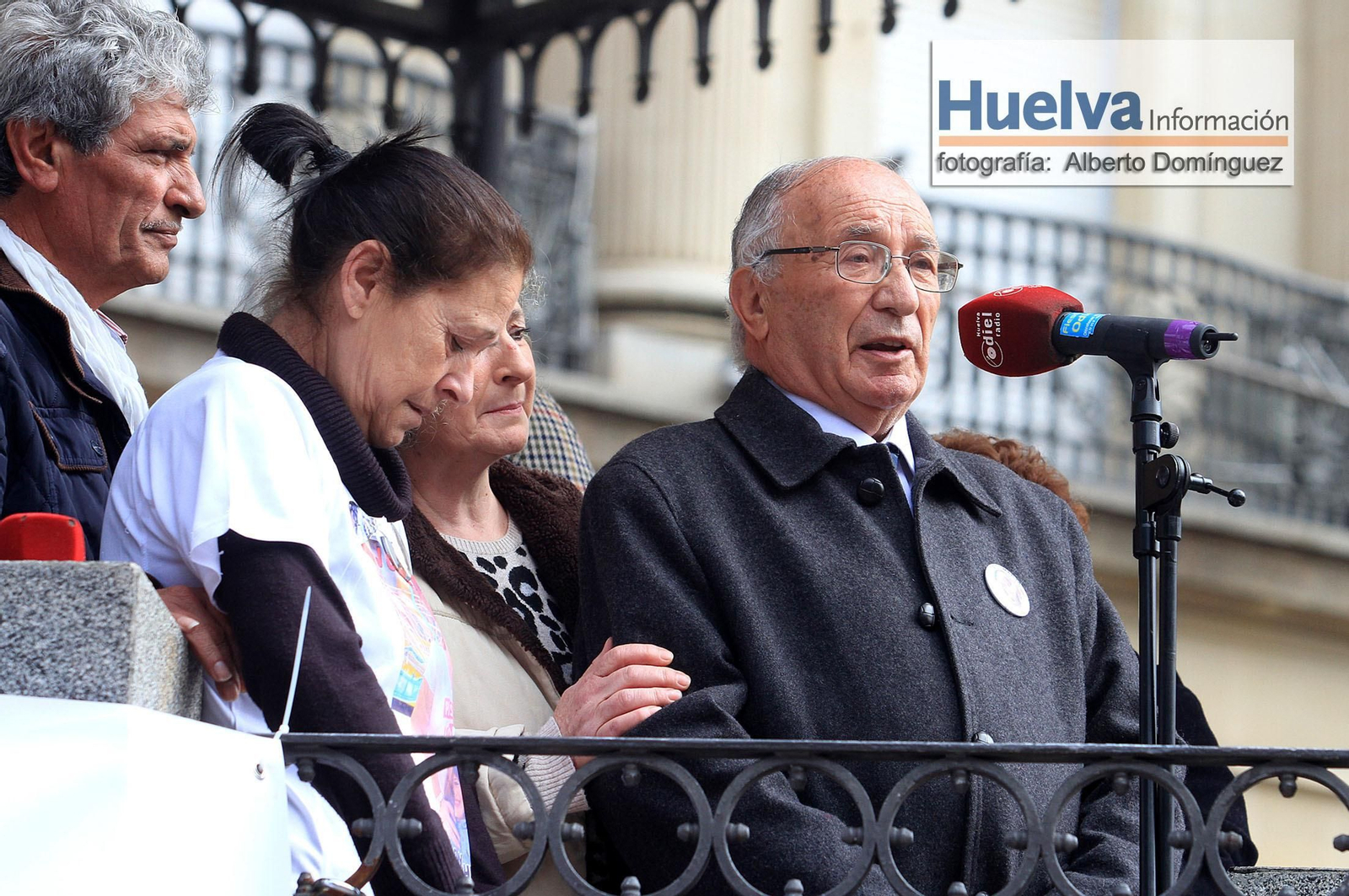 Imágenes de la manifestación contra la derogación de la prisión permanente revisable celebrada en Huelva