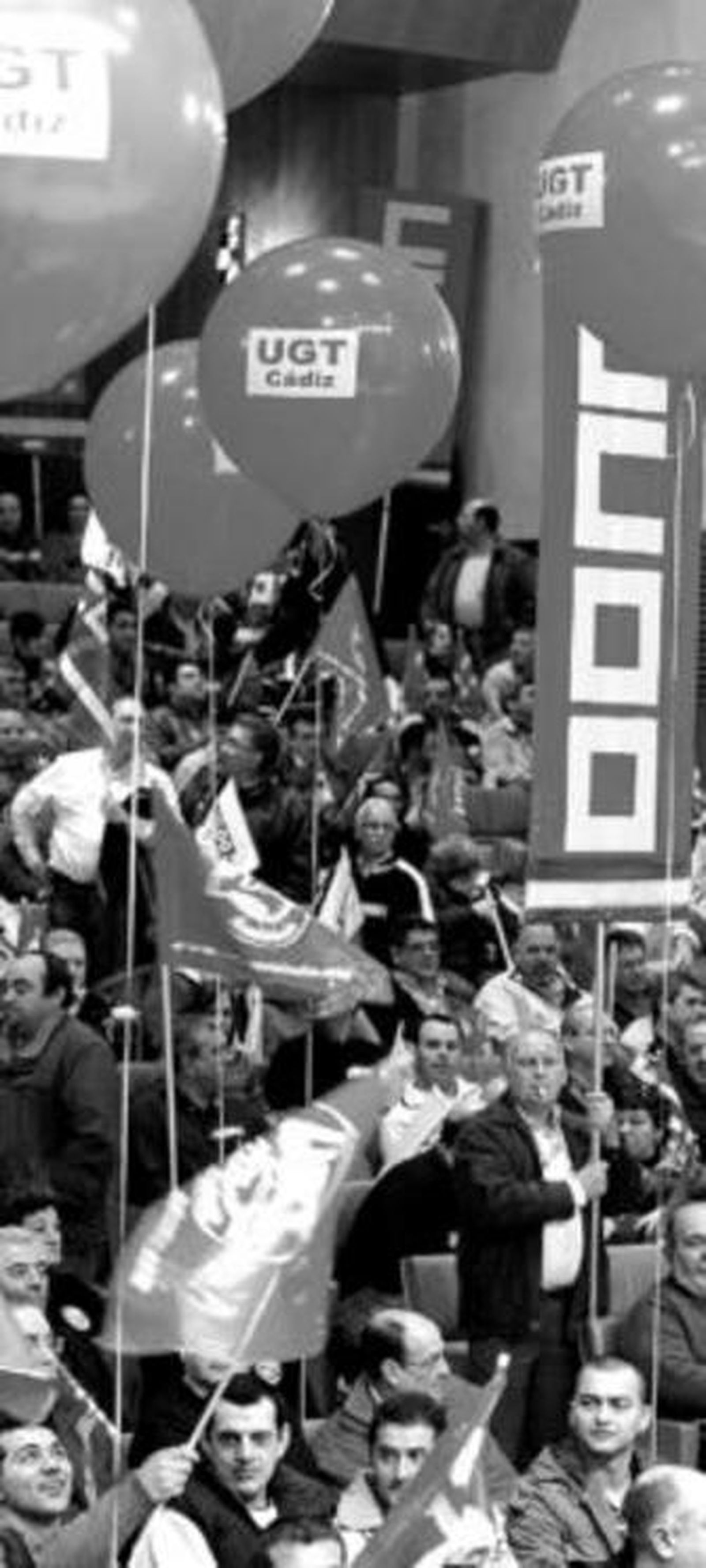 Una vista parcial del Auditorio de un Palacio de Congresos abarrotado.