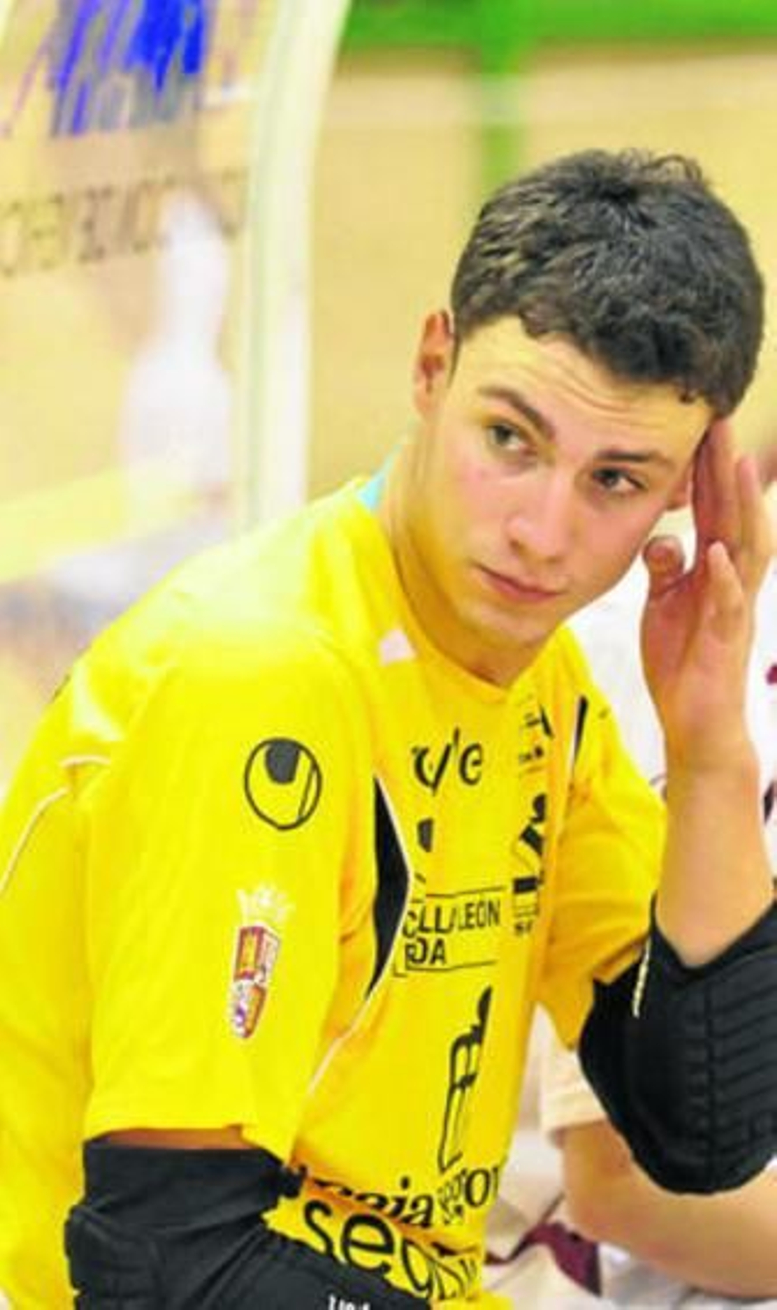 Alberto Sanz, en un partido de Caja Segovia.