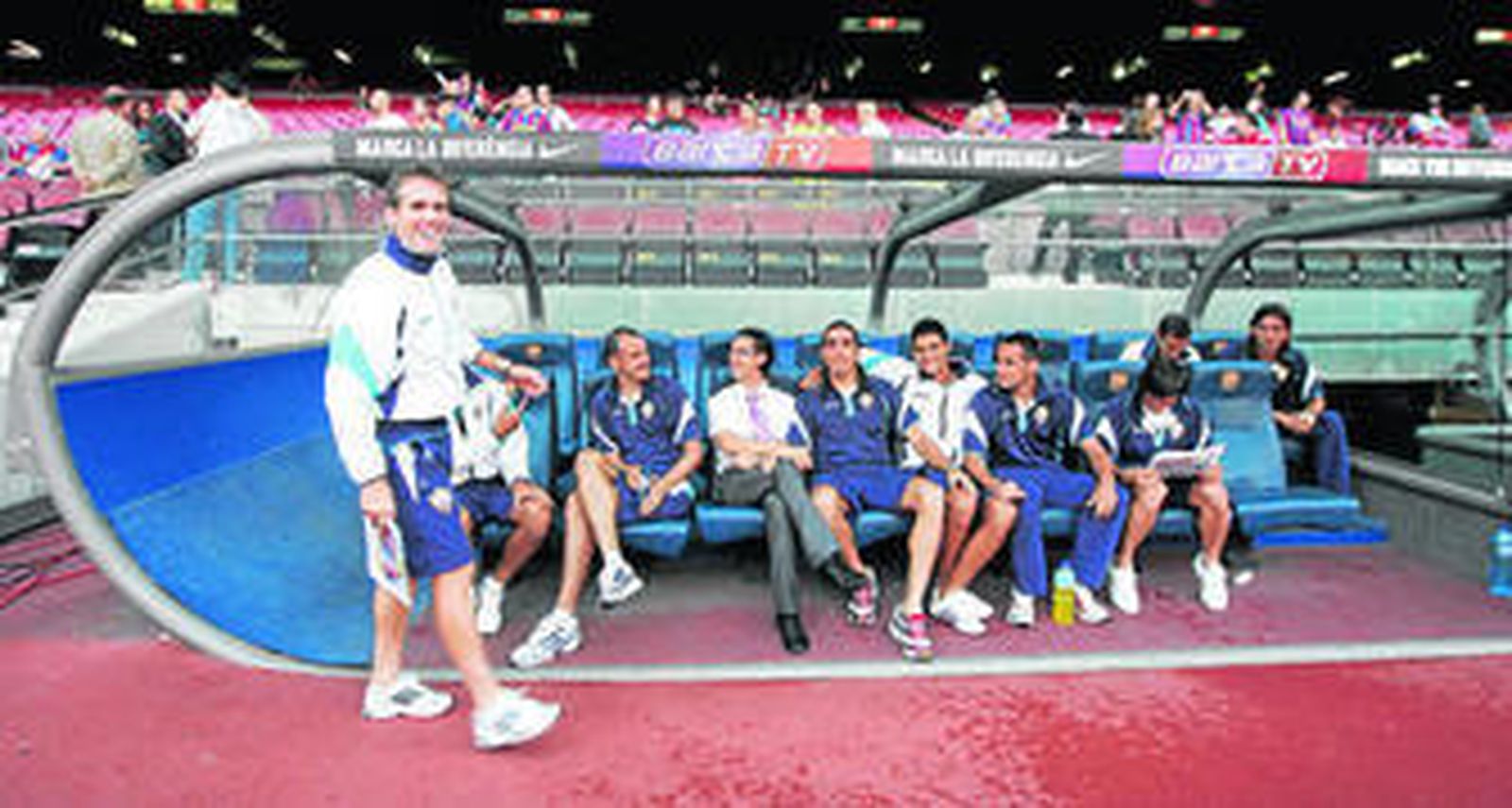 Una noche almeriense en el Camp Nou