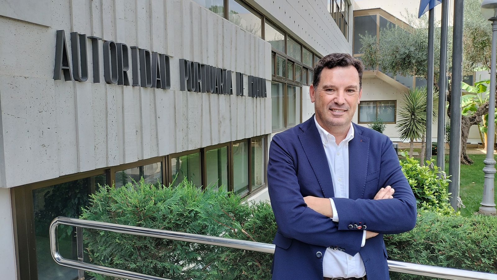 Alberto Santana, presidente de la Autoridad Portuaria de Huelva.