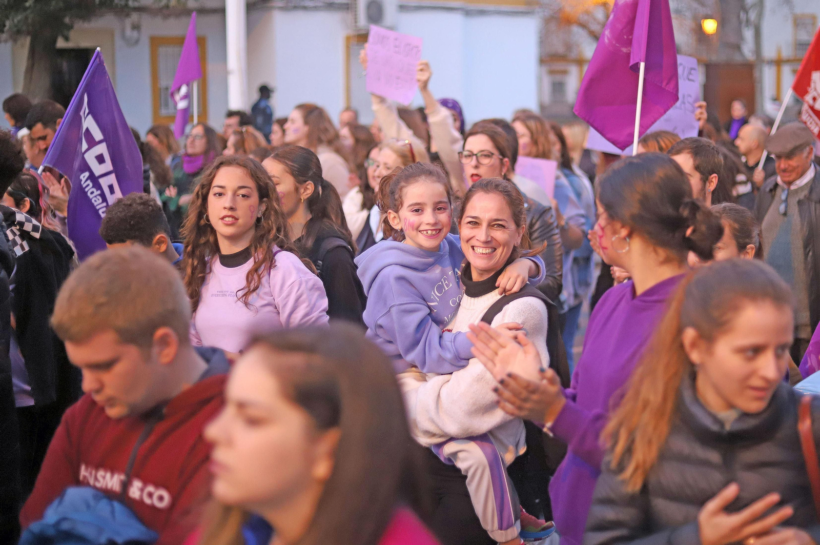 Imágenes de la manifestación del 8 de marzo, Día Internacional de la Mujer